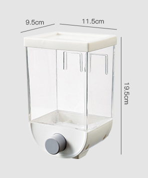 Plastic Wall-Mounted Kitchen Multi-Grain Sealed Jars