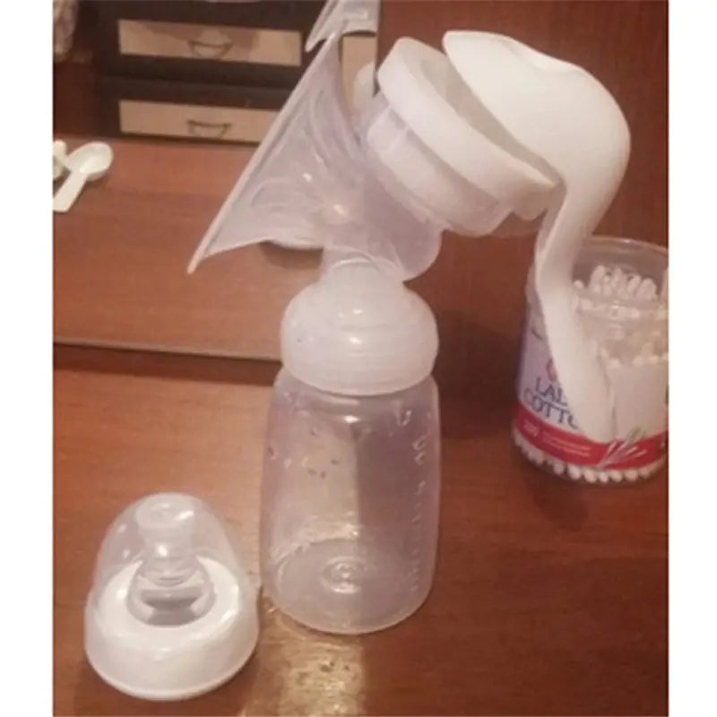 Adjustable Strength Manual Breast Pump with Silicone Pad