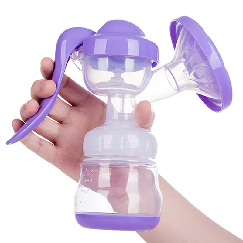 Adjustable Strength Manual Breast Pump with Silicone Pad