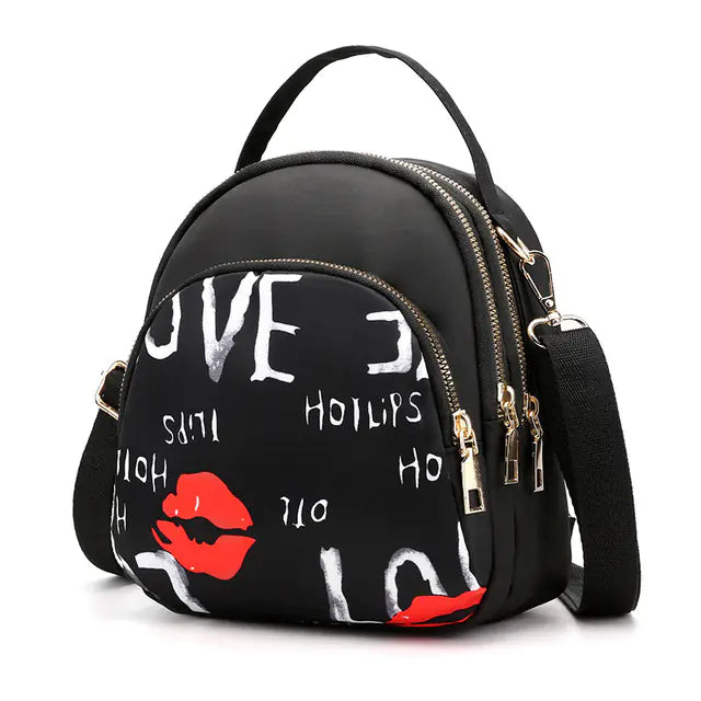 Waterproof Oxford Cloth Mini Backpack for Women and Teens
