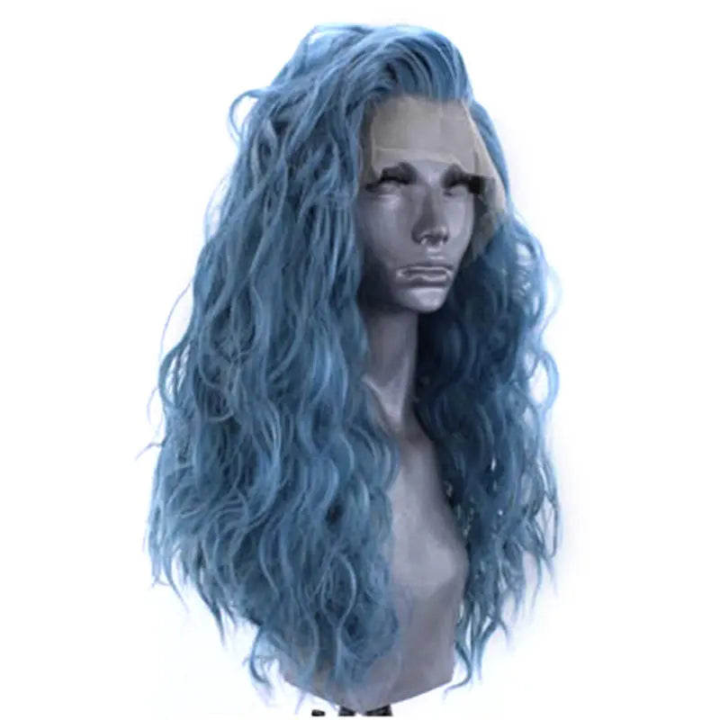 High Temp Silk Full Lace Wig with Big Wave Design