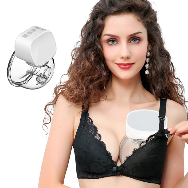 Portable Electric Breast Pump - USB Rechargeable and Hands-Free