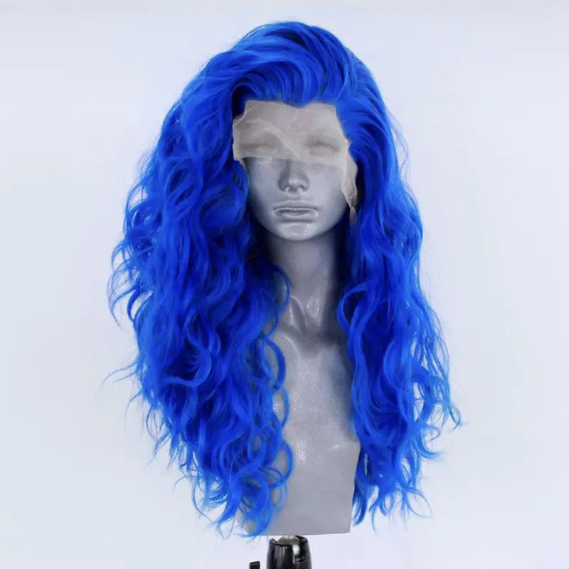 High Temp Silk Full Lace Wig with Big Wave Design