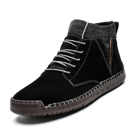 Men's Winter Martin Boots with Cotton Mid-Tube