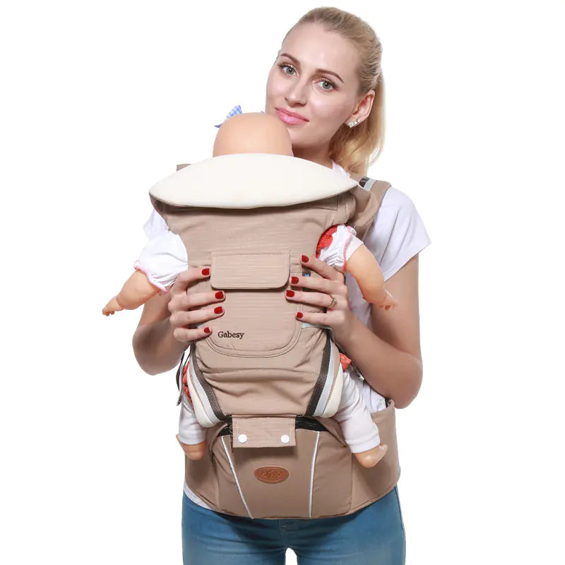 Breathable Multi-Functional Baby Carrier and Waist Seat