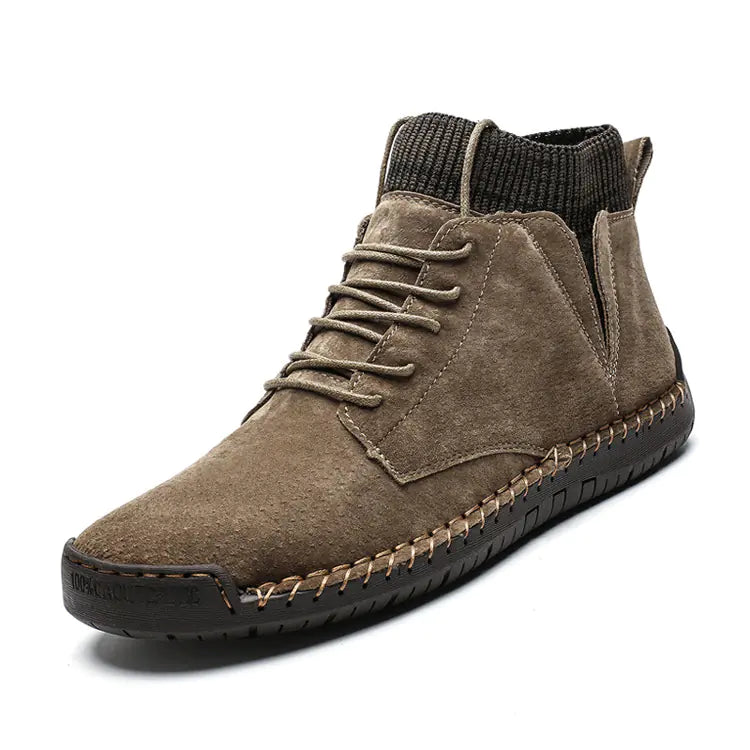 Men's Winter Martin Boots with Cotton Mid-Tube