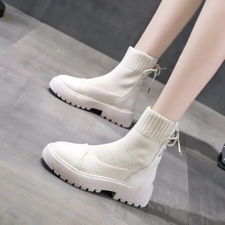 Women's Mid Tube Martin Fashion Boots