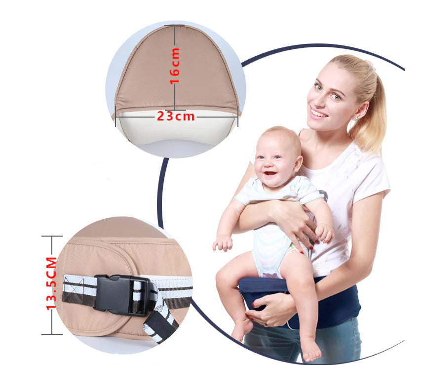 Breathable Multi-Functional Baby Carrier and Waist Seat