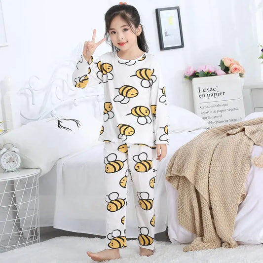 Autumn Cartoon Long-Sleeved Shirt for Girls