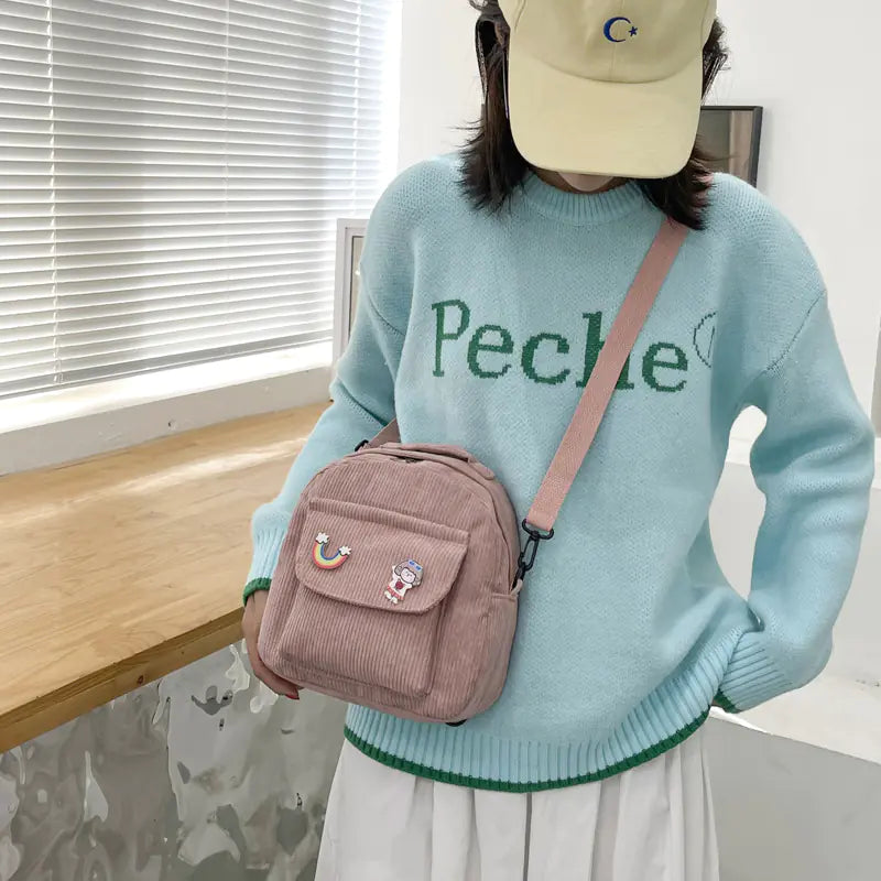 One-Shoulder Multi-Purpose Backpack for Women Students