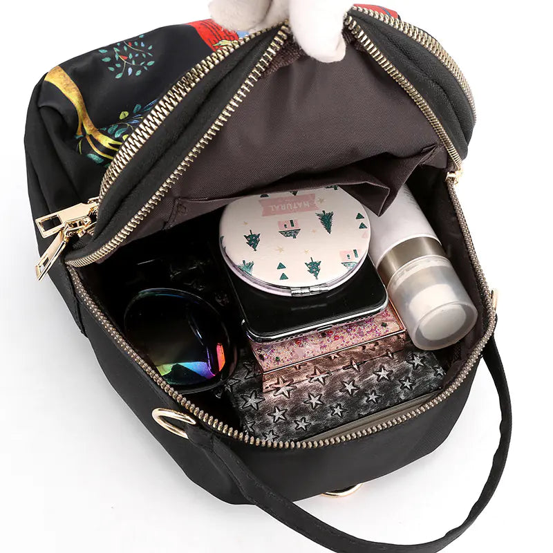 Waterproof Oxford Cloth Mini Backpack for Women and Teens