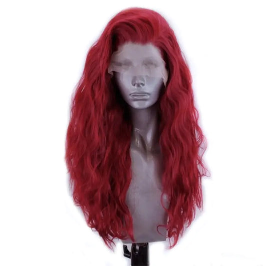 High Temp Silk Full Lace Wig with Big Wave Design