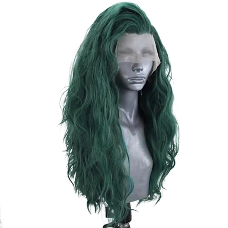 High Temp Silk Full Lace Wig with Big Wave Design