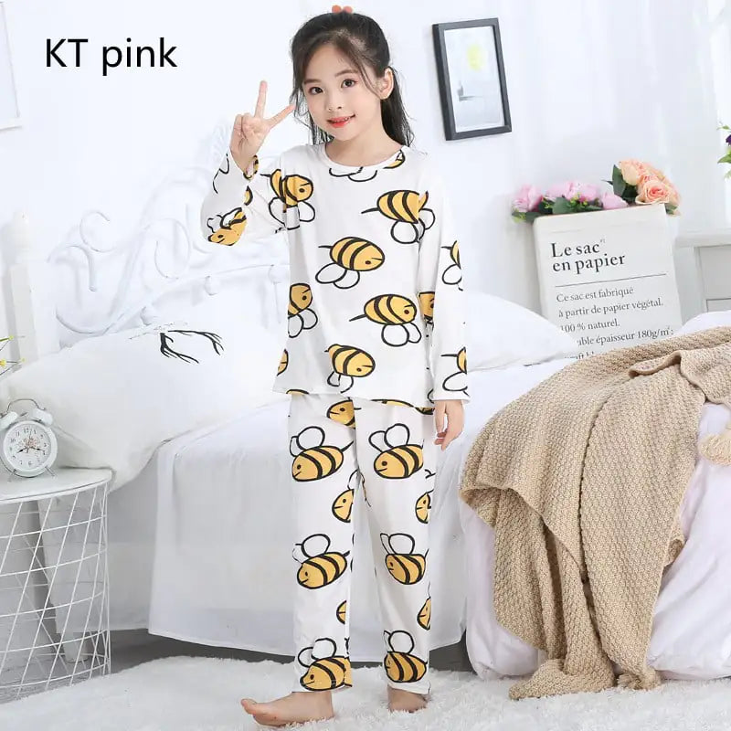 Autumn Cartoon Long-Sleeved Shirt for Girls